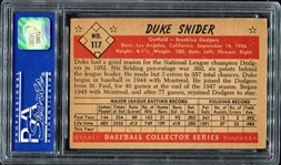 1953 Bowman Color #117 Duke Snider PSA 6