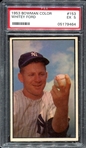 1953 Bowman Color #153 Whitey Ford PSA 5