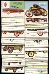 1954 Topps World on Wheels Lot of 56 Ex-Exmt