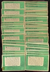 1956 Topps Davy Crockett Green Backs 82 Cards