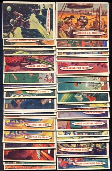 1957 Topps Space Lot of 57 Cards