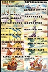 1955 Topps Rails & Sails 77 Assorted w/Nicer Cards