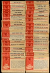 1954 Bowman Power for Peace Lot of 75