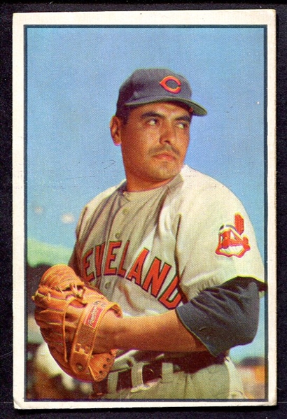 1953 Bowman Color #43 Mike Garcia