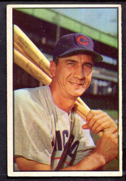 1953 Bowman Color #48 Hank Sauer