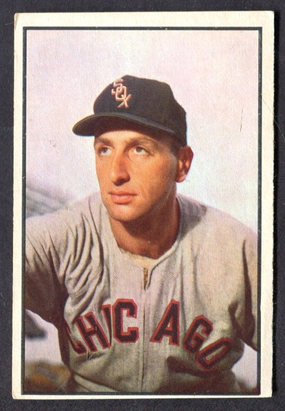 1953 Bowman Color #75 Saul Rogovin