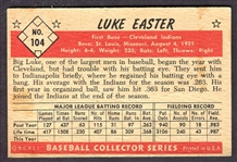 1953 Bowman Color #104 Luke Easter