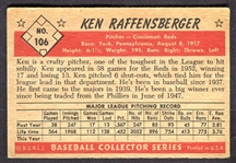 1953 Bowman Color #106 Ken Raffensberger