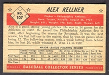 1953 Bowman Color #107 Alex Kellner