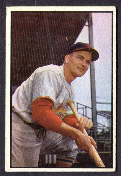1953 Bowman Color #142 Larry Miggins