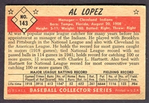 1953 Bowman Color #143 Al Lopez
