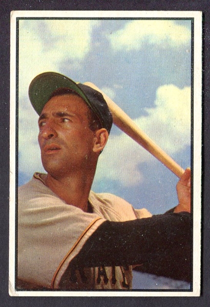 1953 Bowman Color #160 Cal Abrams