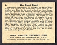 1940 Lone Ranger #4 The Giant Ghost