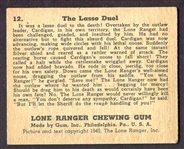 1940 Lone Ranger #12 The Lasso Duel