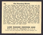 1940 Lone Ranger #19 The Burning Shack