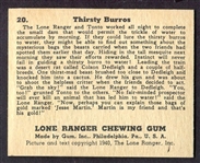 1940 Lone Ranger #20 Thirsty Burros