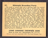 1940 Lone Ranger #27 Midnight Branding Party