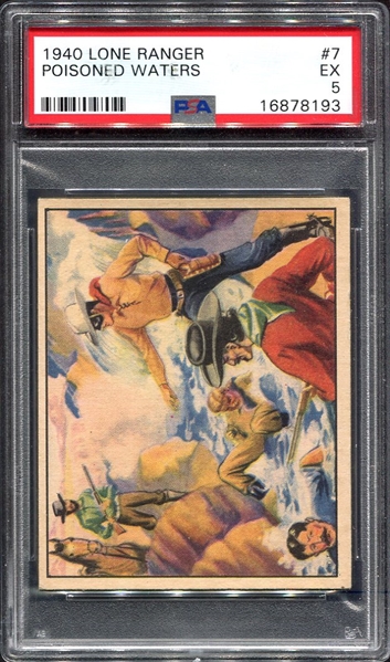 1940 Lone Ranger #7 Poisoned Waters PSA 5