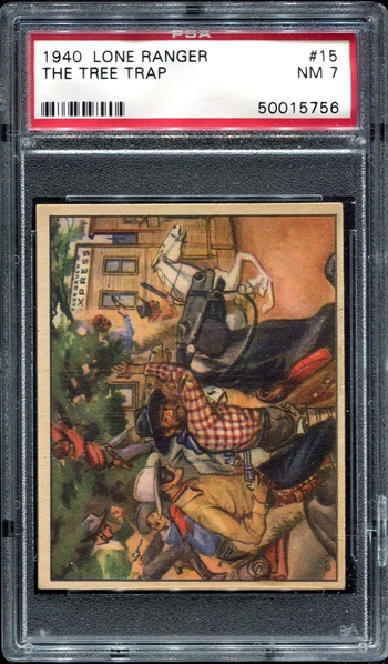 1940 Lone Ranger #15 The Tree Trap PSA 7