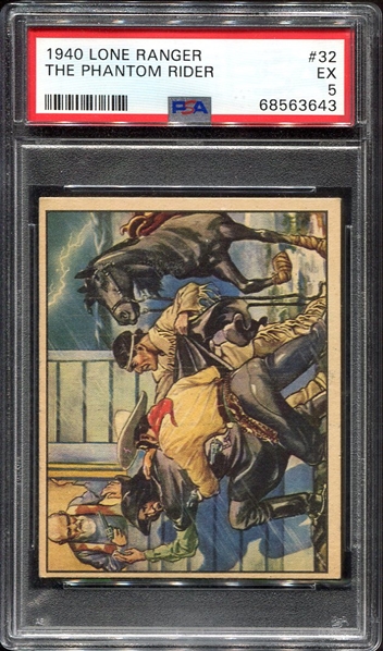 1940 Lone Ranger #32 The Phantom Ranger PSA 5