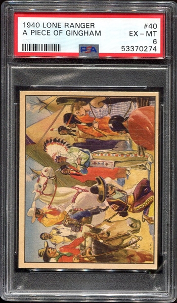 1940 Lone Ranger #40 A Piece of Gingham PSA 6