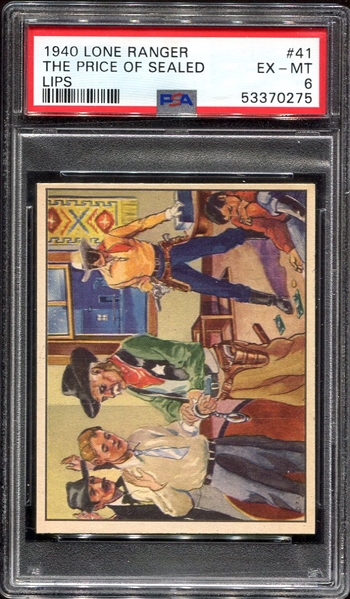 1940 Lone Ranger #41 The Price of Sealed Lips PSA 6