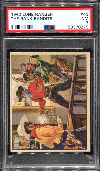 1940 Lone Ranger #43 The Bank Bandits PSA 7
