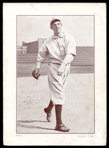 Plow Boy Tobacco Rube Kroh Chicago Cubs 
