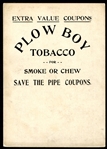 Plow Boy Tobacco Lena Blackburne Chicago White Sox