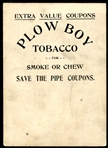 Plow Boy Tobacco Irv Young Chicago White Sox