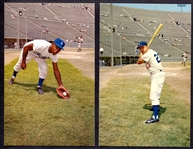 1959 Los Angeles Dodgers Gilliam & Zimmer Postcards