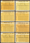 1963 Topps Team Cards 8 Nicer Condition