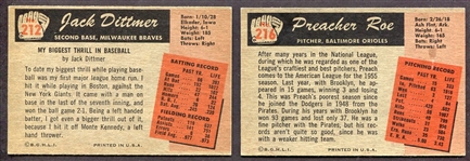 1955 Bowman 10 Card Lot w/HOFers