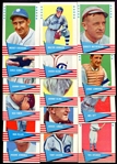 1961 Fleer 15 Different Nrmt+/-