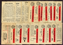 1950's Bowman Non-Sports Lot of 31 Cards