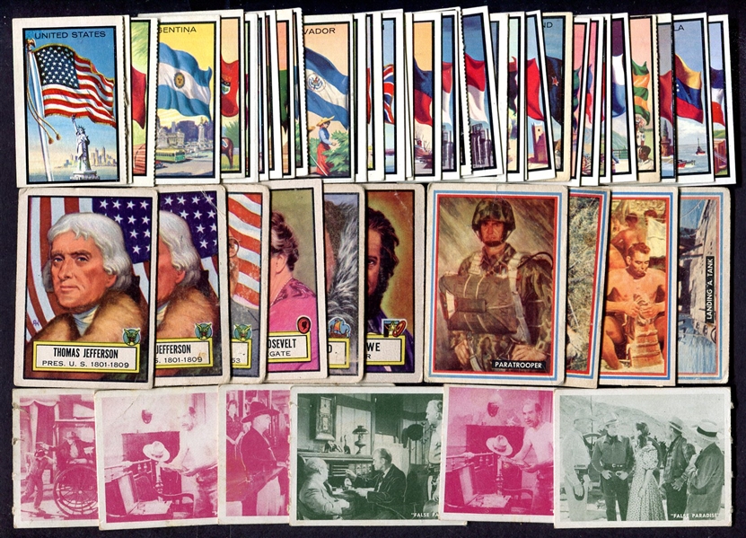 1950-s & 60s Non-Sports Lot of 186 Mostly Different
