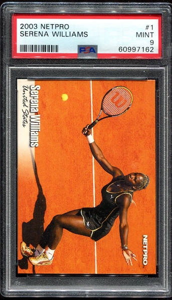 2003 Netpro #1 Serena Williams PSA 9