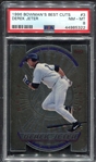 1996 Bowman's Best Cuts #3 Derek Jeter PSA 8