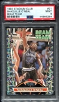 1992 Stadium Club Beam Team #21 Shaquille O'Neal RC PSA 9