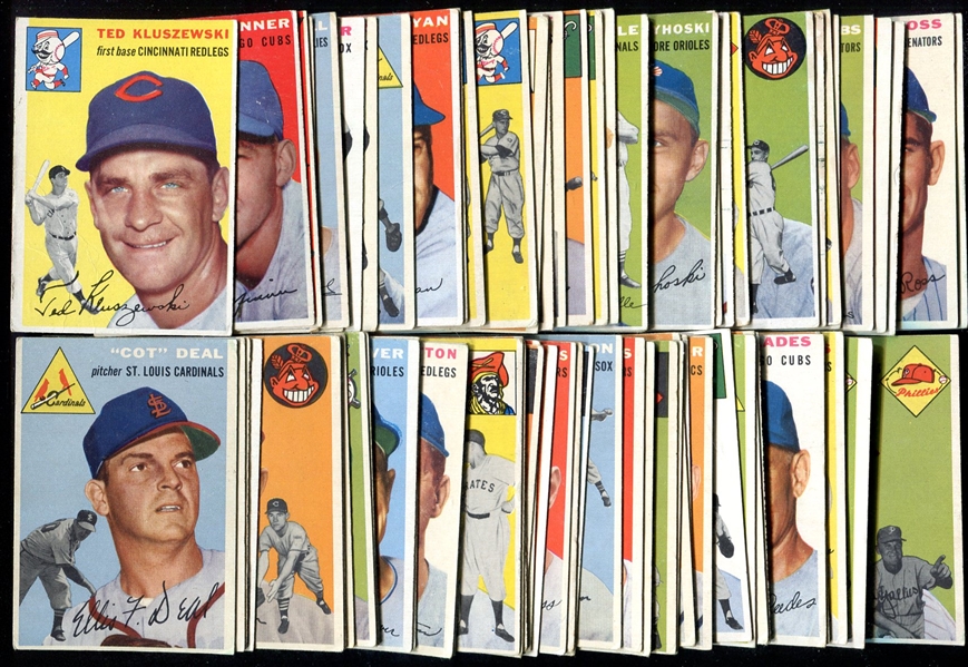 1954 Topps 77 Assorted Cards