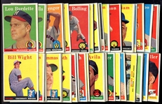 1958 Topps Lot of 59 w/HOFers