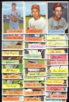 1954 Bowman Lot of 43 Different w/HOFers