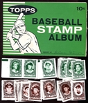 1961 Topps Stamp Album w/92 Stamps +Dupes