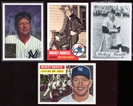 1990's & 2000's Topps Mickey Mantle Commemorative Cards Lot of 13
