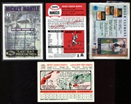 1990's & 2000's Topps Mickey Mantle Commemorative Cards Lot of 13