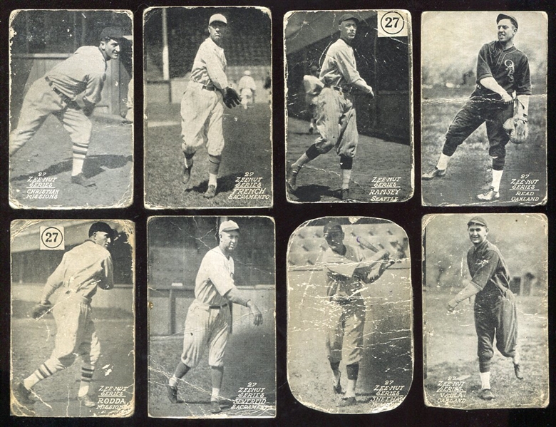 1927 Zeenut Lot of 8 Different
