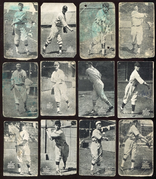 1929 Zeenut Lot of 24 Different