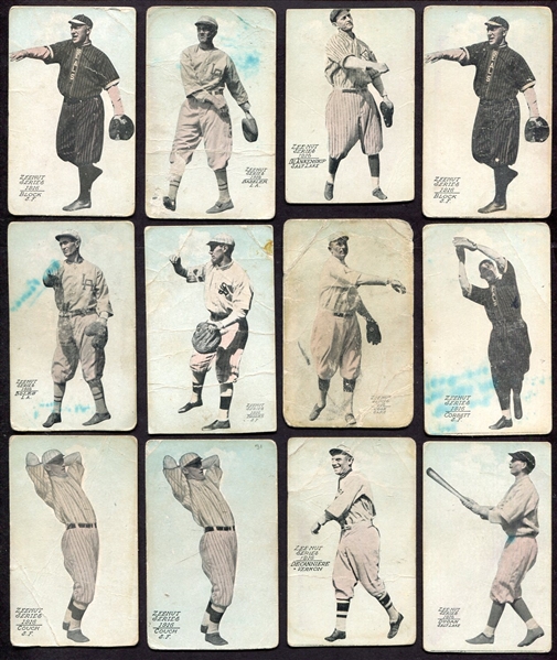 1916 Zeenut Partial Set of 54 Mostly Different