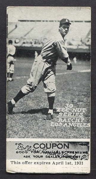 1930 Zeenut Baecht Los Angeles With Coupon