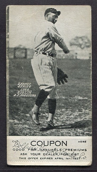 1926 Zeenut Siglin San Francisco With Coupon